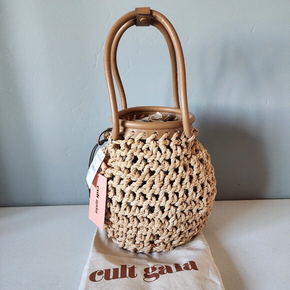 Cult Gia Woven Tote "NEW" - Picture 7 of 16